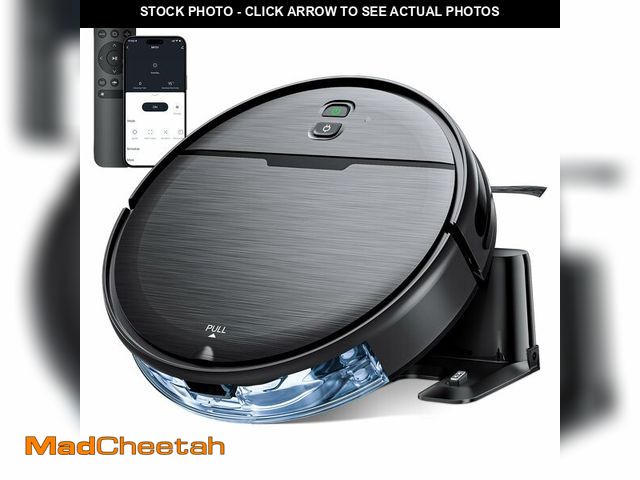 Lot 74-14213071 - Robot Vacuum and Mop Combo, 2300Pa Strong Suction, 2-in-1 Dust Box and Water Tank, Works with Alexa/...