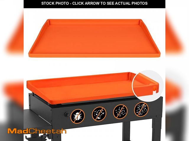 Lot 74-12118646 - NancyL Griddle Mat Silicone Protective Cover, Full-Edge 28" Grill Cover Blackstone Accessories for B...