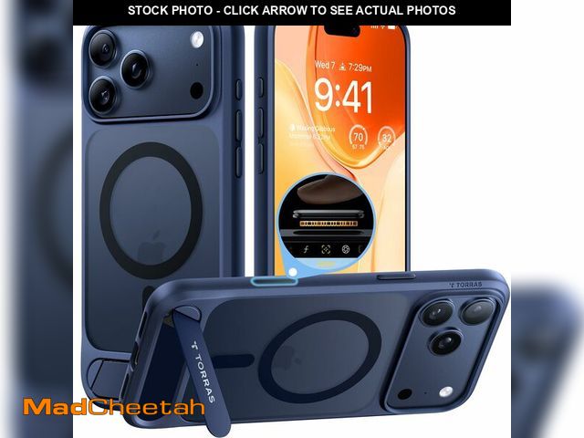 Lot 74-12978851 - TORRAS Strong Magnetic &amp; Seamless Stand for iPhone 17 Pro Max Case, Fit for MagSafe, Military Gr...