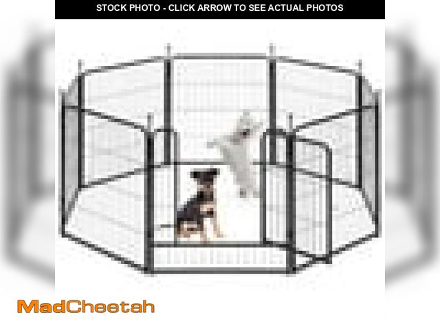 Lot 74-12478803 - Naipo Dog Playpen Indoor 8 Panel 32 Heavy Duty Pet Fence Puppy Play Pen Rabbit Exercise Pen Portable...