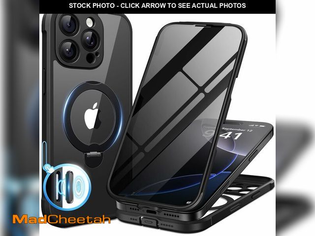 Lot 74-14045593 - BERFY for iPhone 16 Pro Case, Compatible with MagSafe, Built in Privacy Screen Protector, Shockproof...