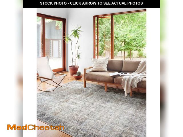Lot 74-13583308 - Loloi Wynter Collection WYN-07 Grey/Charcoal 2'-6" x 7'-6" Runner Rug, .13" Thick, Area Rug, Soft, D...