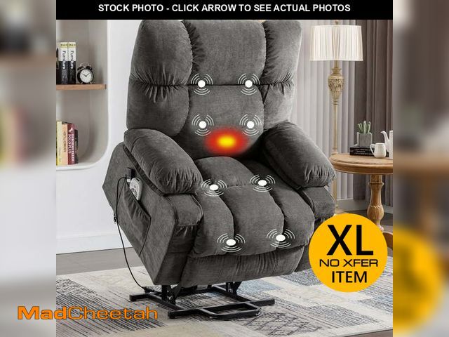 Lot 74-12782444 - JONPONY Power Lift Recliner Chair Recliners for Elderly with Heat and Massage Recliner Chair for Liv...