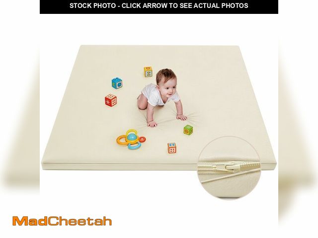 Lot 74-13563995 - ILPEOD Waterproof Baby Play Mat for Floor 1.3"Thick Memory Foam 50*50 Cushion Playpen Playmat Tummy ...