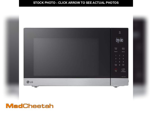 Lot 74-13019703 - LG NeoChef 1.5 cu. ft. 1100-Watt Countertop Microwave in Stainless Steel with Smart Inverter - UNUSE...
