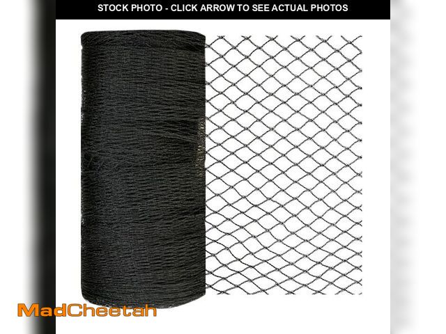 Lot 74-14149152 - Junkogo Bird Netting 25x25 Ft, 1/2In Mesh Heavy Duty Garden Netting Pest Barrier for Plants, Fruit T...