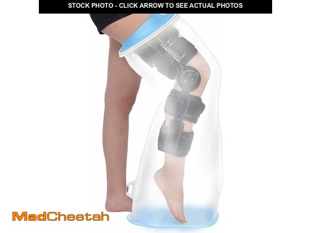 Lot 74-14215644 - YUNCHI Upgraded Extra Wide Full Leg Cast Cover for Shower after Knee Surgeries with Non-Slip Bottom ...