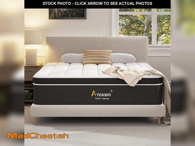 Lot 74-12391334 - Ayeawo Hybrid Mattress B14KD - UNUSED