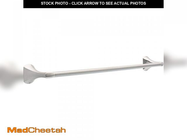 Lot 74-12365021 - Delta Pierce 24 in. Wall Mount Towel Bar Bath Hardware Accessory in Brushed Nickel - UNUSED