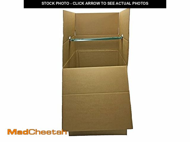 Lot 74-12633406 - UBOXES Space Saving Wardrobe Moving Boxes 20 x 20 x 34 Inches Moving Boxes, 1-Pack, Kraft/Corrugated...