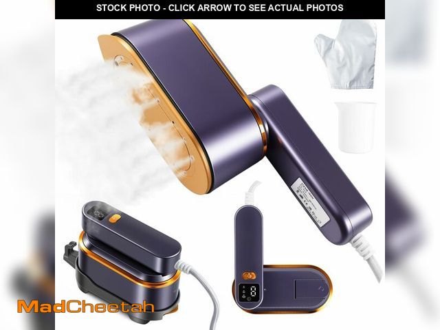 Lot 74-14430700 - Portable Travel Steamer for Clothes 1200W Powerful 2 In 1 Steamer &amp; Iron,10s Fast Heat 4 Modes w...