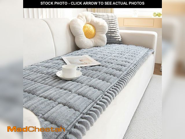 Lot 74-14155448 - ZQFFB Pet Couch Cover Dogs Washable Non-Slip Couch Protector Pet Friendly Dog Mat for Couches and So...