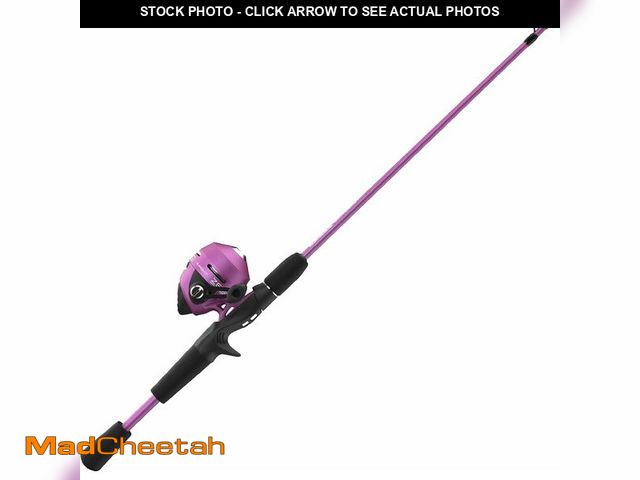 Lot 74-14306018 - (MISSING END PIECE) Zebco Slingshot Spincast Reel and Fishing Rod Combo, 5-Foot 6-Inch 2-Piece Fishi...
