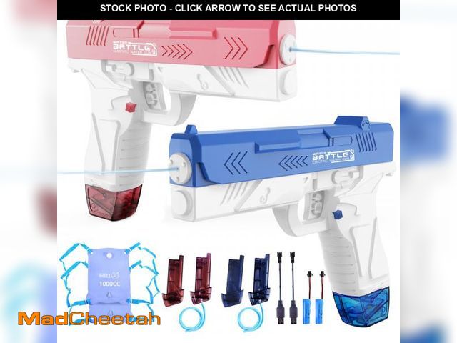 Lot 74-12048917 - Electric Water Gun for Adults &amp; Kids, Water Gun with 1000CC Backpack&amp; 33FT Range Squirt Guns...
