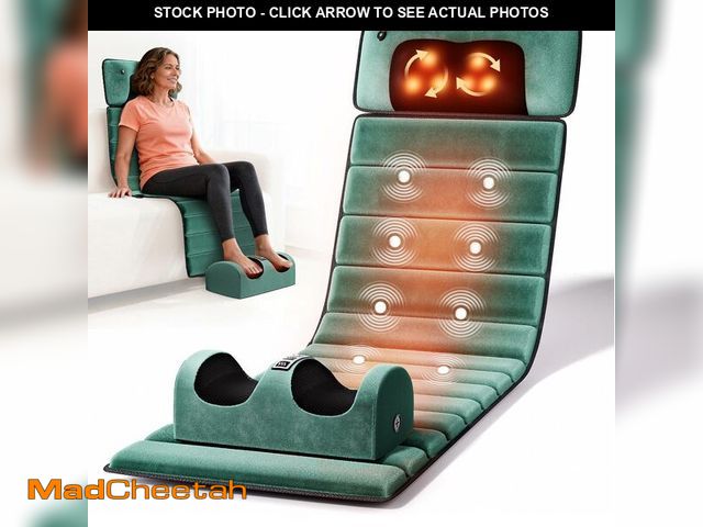 Lot 74-14068111 - Himouta Full Body Massage Mat with Heat, Detachable Massager Pad Deep Tissue Pain Relief,10 Vibratin...