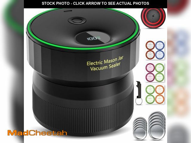 Lot 74-13565207 - 2026 Upgraded Mason Jar Vacuum Sealer, Electric Vacuum Sealer for Regular Mouth and Wide Mouth Canni...