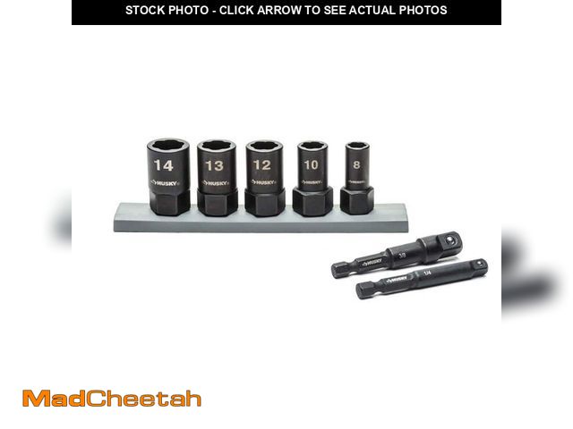 Lot 74-14390160 - Husky Metric Dual Direction Extraction Socket Set (7-Piece) - UNUSED