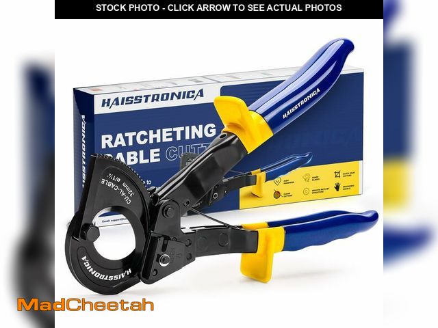 Lot 74-14148128 - haisstronica Ratchet Cable Cutters,Heavy Duty Wire Cutters for Cutting Electrical Copper &amp; Alumi...