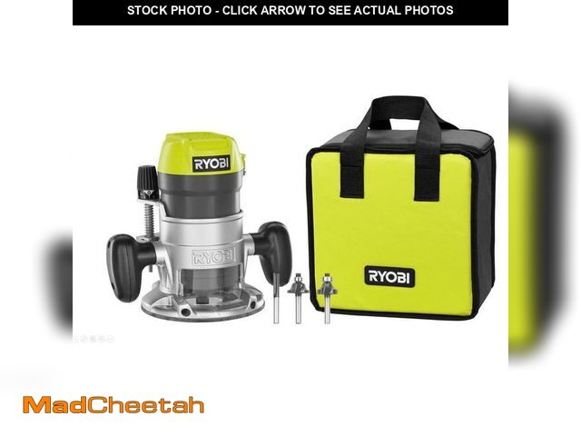 Lot 74-12592818 - *SCRATCHED* RYOBI 8.5 Amp 1-1/2 Peak HP Fixed Base Corded Router *SCRATCHED*  - USED