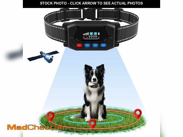 Lot 74-14380934 - GPS Dog Collar Fence System - Invisible Electric Fence for Dogs with 3 Warning Modes, Adjustable Rad...