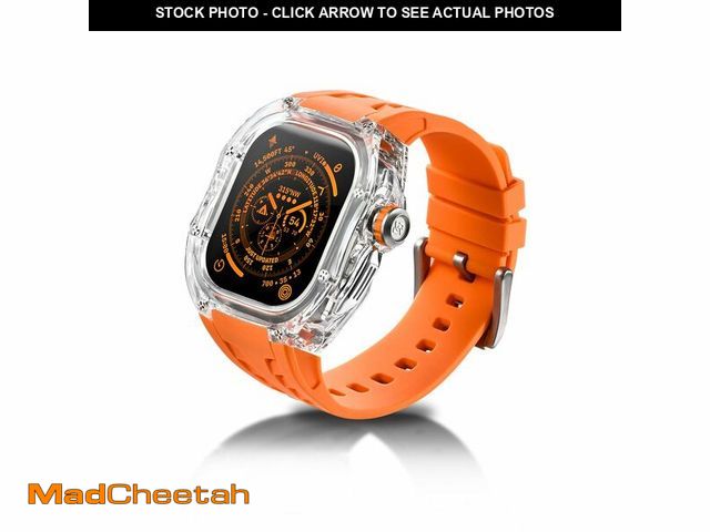 Lot 74-14431436 - RYUEUYA Translucent Designer Rugged Case and Band Compatible for Apple Watch Ultra 3/2/1 49mm, Luxur...
