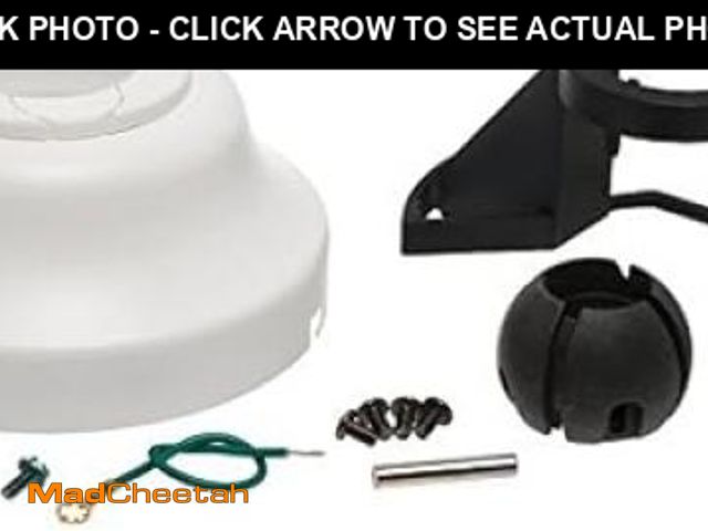 Lot 74-10414641 - Harbor Breeze Universal 5.75-in White Metal Indoor Angle Mount Capable Ceiling Fan Mounting Hardware...