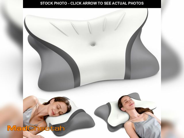Lot 74-13541363 - Cervical Neck Pillow for Pain Relief, Bed Pillows for Sleeping, Ergonomic Cooling Pillow, Orthopedic...