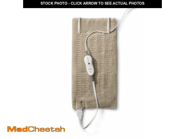 Lot 74-13368154 - Sunbeam Premium Sunbeam Heating Pad with Compact Storage King Size Beige - USED