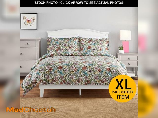 Lot 74-12558821 - StyleWell Colemont White Wood Full Platform Bed with Curved Headboard (56 in. W x 48 in. H) - USED