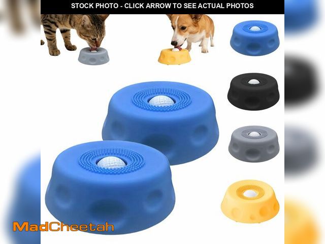 Lot 74-14207961 - Dog Lick Bowl with Ball,Lick Ball Bowl for Dogs,Dog Licking Bowl with Rolling Ball,Slow Feeder Ball ...