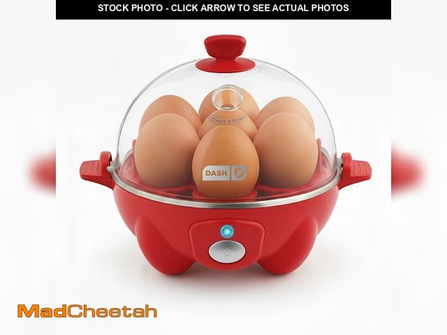 Lot 74-13568075 - DASH Rapid Egg Cooker: 7 Egg Capacity Electric Egg Cooker for Hard Boiled Eggs, Poached Eggs, Scramb...