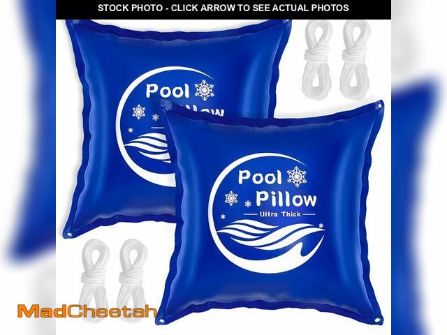 Lot 74-12716403 - ranwin 4 x 4FT Square Pool Pillows for Above Ground Pools, 0.4mm Thicker PVC Winterize Pool Closing ...
