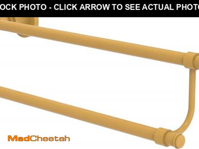 Lot 74-12508059 - Allied Brass WS-72/18-SGL Washington Square Collection 18 Inch Double Towel Bar, Spanish Gold - UNUS...
