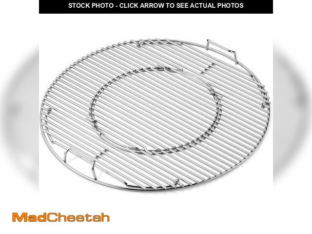 Lot 74-14349144 - Weber Gourmet BBQ System Hinged Cooking Grate - Add Charcoal Without Removing Grate, Includes 12" In...
