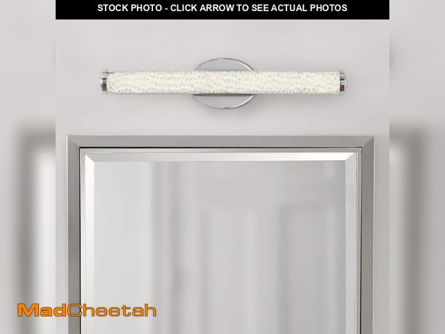 Lot 74-12872794 - Home Decorators Collection Sibley 24 in. 1-Light Chrome LED Dimmable Bathroom Vanity Light Bar with ...