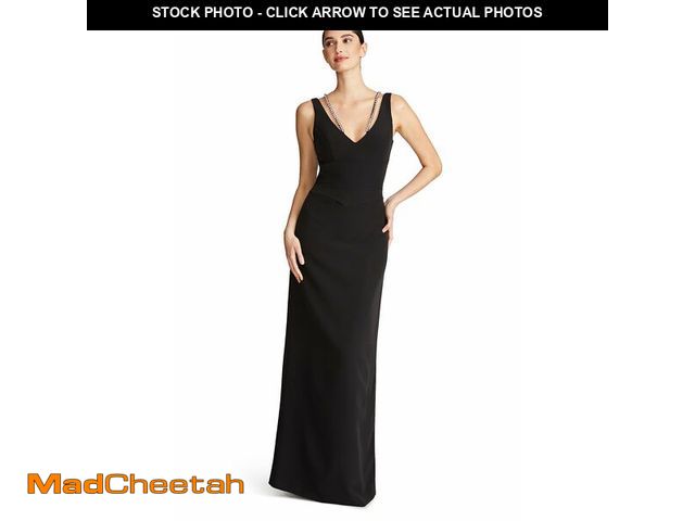 Lot 74-12969145 - Alivia Gown in Stretch Crepe Black - USED