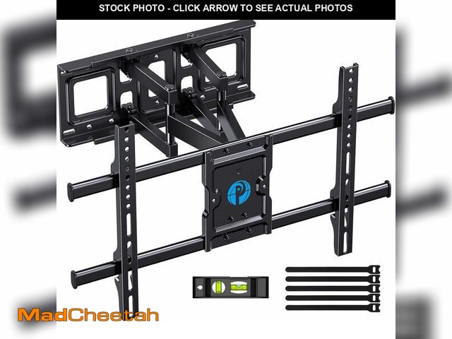 Lot 74-14300927 - Pipishell Full Motion TV Wall Mount for Most 37-84 Inch TVs up to 132lbs, Wall Mount TV Bracket Arti...