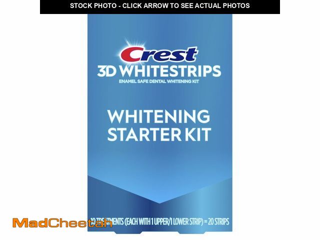 Lot 74-14058294 - 3D Whitestrips Whitening Starter Kit Ã¢â¬â Teeth Whitening Kit, 10 Treatments, Each with 1 Upper/...