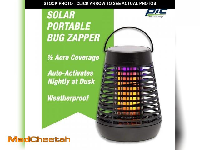 Lot 74-12411202 - PIC Portable Solar Insect Killer Torch with LED Flame Effect - UNUSED