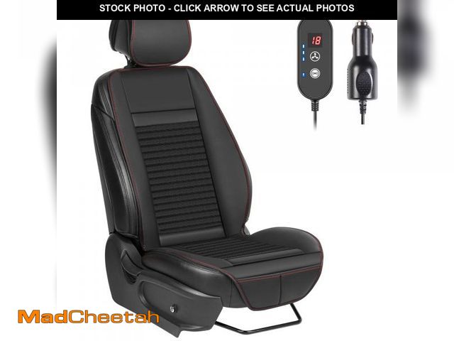 Lot 74-12119308 - Paffenery 1Pcs Cooling Car Seat Cover Front Seat, 12V-24V Ventilated Cooling Car Seat Cushion, Coole...