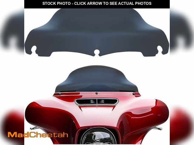 Lot 74-13040333 - JMTBNO Smoke 9" Motorcycle Wave Windshield Windscreen Compatible with 2014-2023 Harley Davidson Tour...