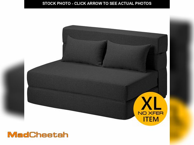 Lot 74-12571691 - SUYOLS Folding Sofa Bed with Pillows- Convertible Chair Floor Couch &amp; Sleeping Mattress, Foldabl...