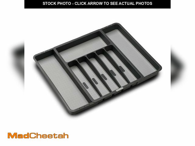 Lot 74-14382724 - madesmart Expandable Silverware Tray, 8 Compartment Silverware Organizer for Forks, Knives &amp; Spo...