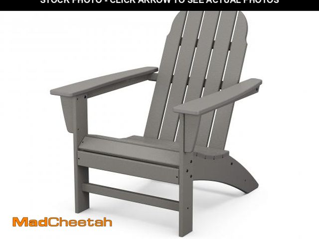 Lot 74-12410861 - Polywood Vineyard Adirondack Chair, Outdoor Patio Furniture, All-Weather Composite, Pool Deck Garden...