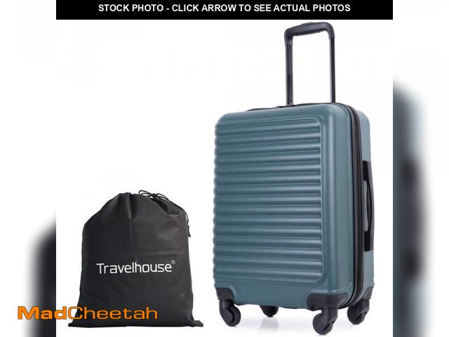 Lot 74-12491402 - (MISSING CARRY BAG ) Hardshell Carry on Luggage 20" Lightweight Hardside Suitcase with Spinner Wheel...