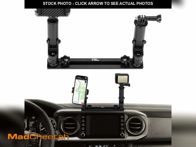 Lot 74-12702281 - JOYTUTUS Phone Mount Compatible with 2016-2023 Tacoma 3rd Gen Aluminum Dash Mount Phone Holder &amp;...
