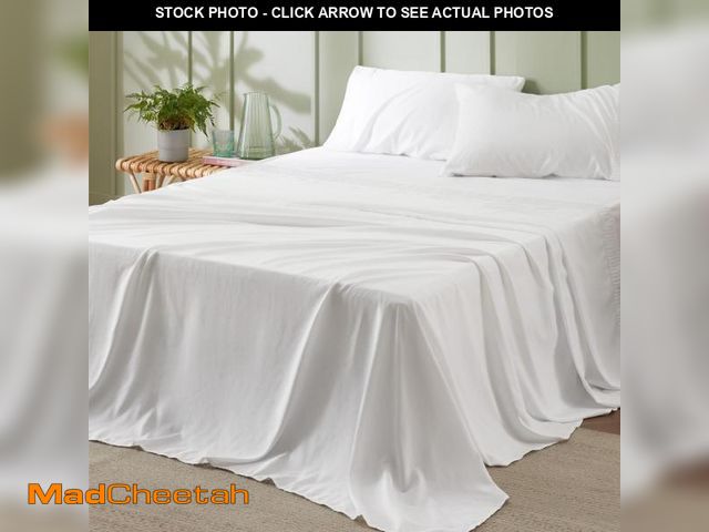 Lot 74-12303978 - Bedsure California King Sheet Sets - 4 Pieces Soft Cal King Sheets - Breathable &amp; Cooling - Hote...