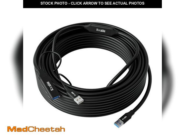 Lot 74-12979190 - USB 3.0 Active Extension Cable 50 Feet, Type A Male to Female Extender Cord, USB Repeater Cable with...