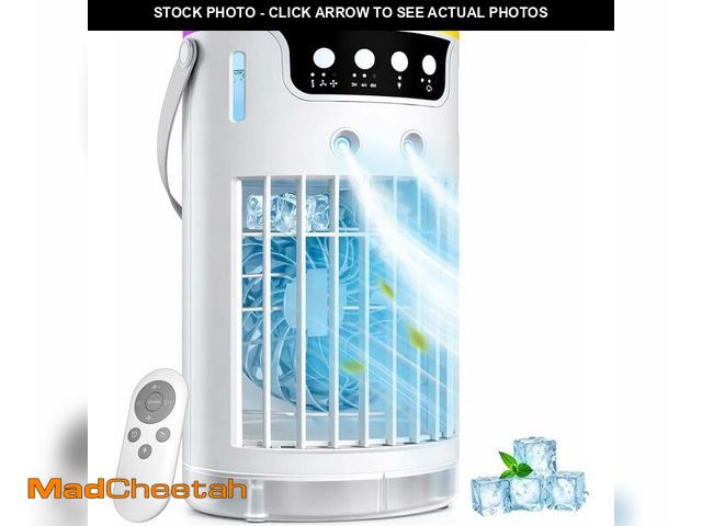 Lot 74-14479821 - Portable Air Conditioners, Mini Evaporative Air Cooler 1200ML with Ice Cooling Mist, Fans That Blow ...