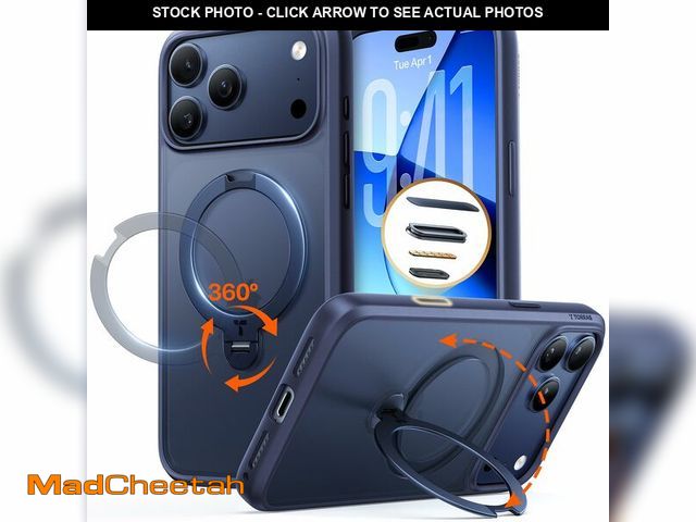 Lot 74-12718037 - TORRAS Q3 Spin for iPhone 17 Pro Max Case with 360 Magnetic Stand, Camera Control, Fit for MagSafe, ...